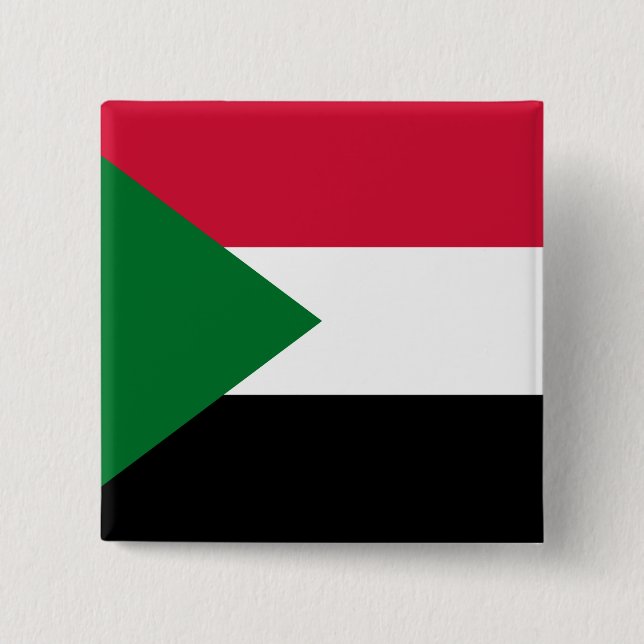 Sudan Flag Button (Front)