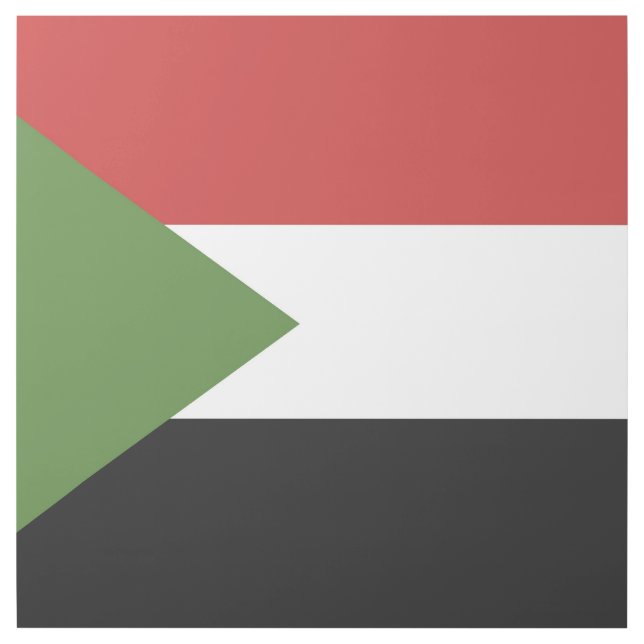 Sudan flag gallery wrap (Front)