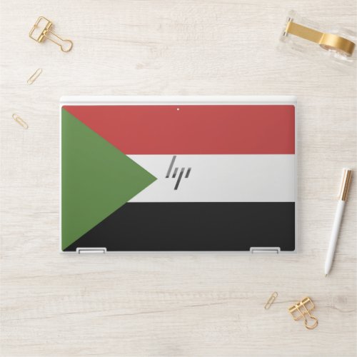 Sudan flag HP laptop skin