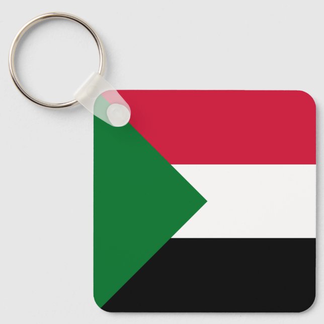 Sudan Flag Keychain (Front)