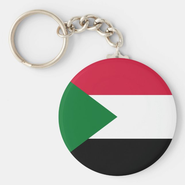 Sudan Flag Keychain (Front)