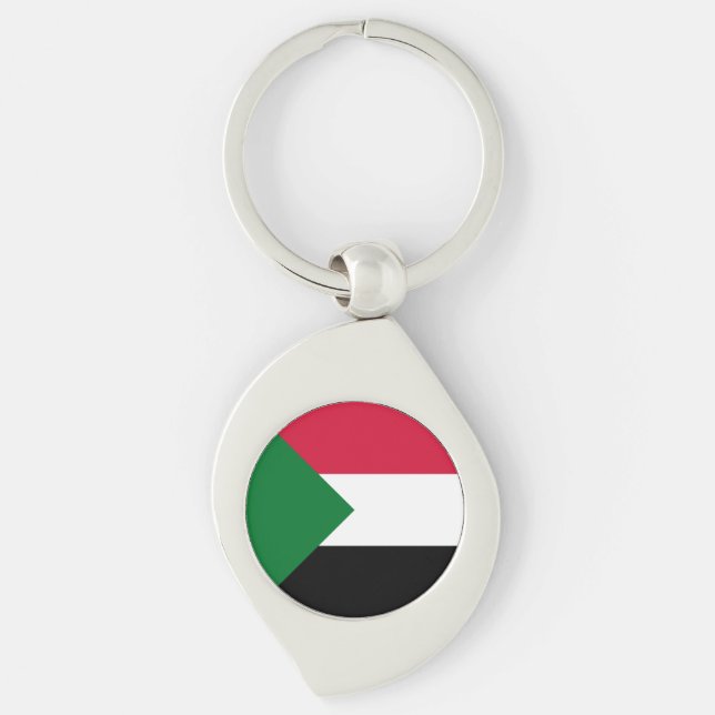 Sudan Flag Keychain (Front)