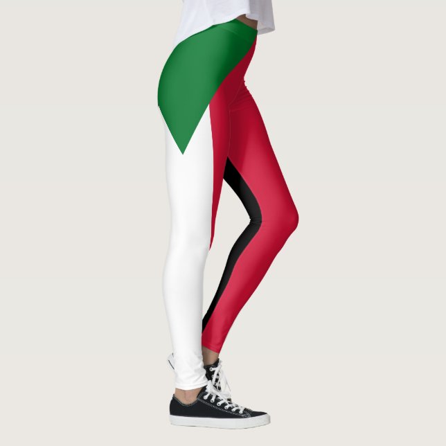 Sudan Flag Leggings (Right)
