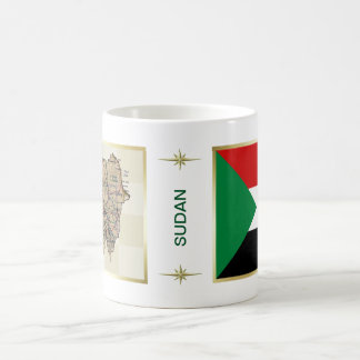Sudan Flag + Map Mug