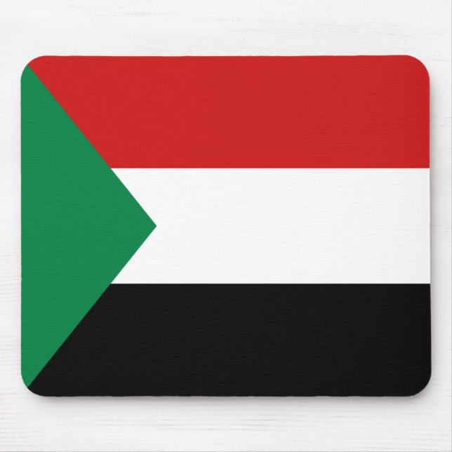 Sudan Flag Mousepad (Front)
