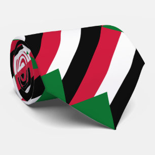Sudan Flag Neck Tie
