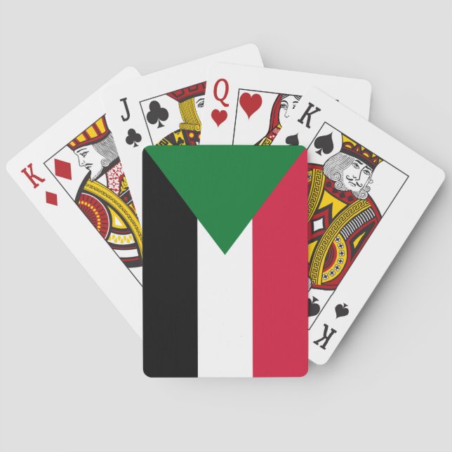 Sudan Flag Poker Cards (Back)