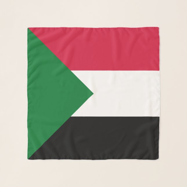 Sudan Flag Scarf (Front)