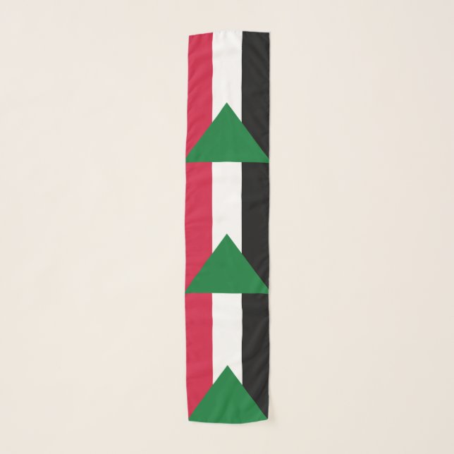 Sudan Flag Scarf (Front)