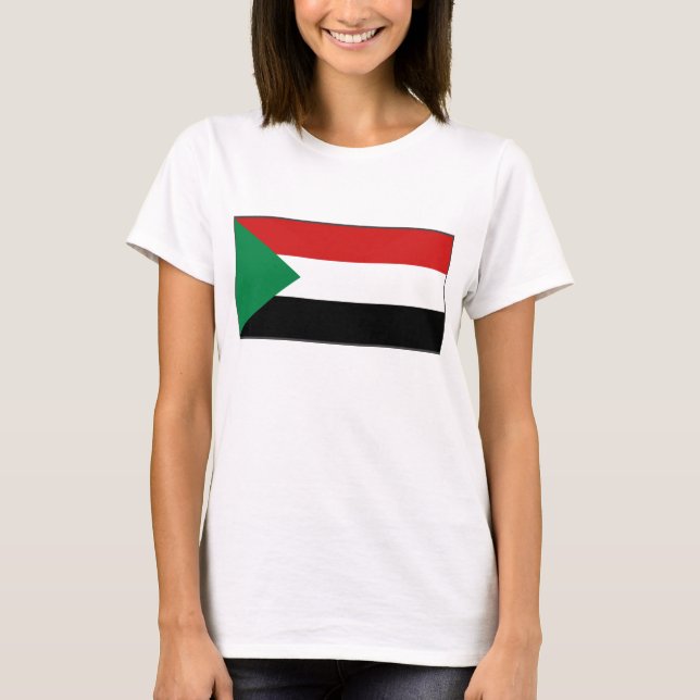 Sudan Flag x Map T-Shirt (Front)
