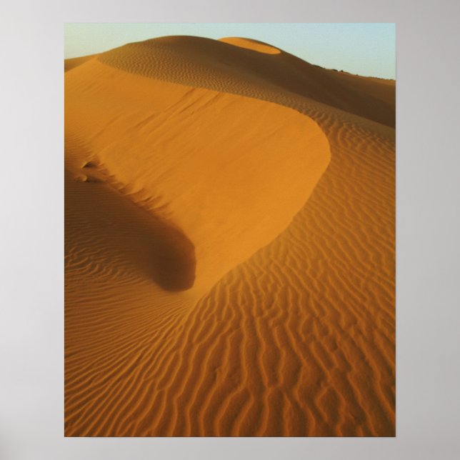 Sudan, North (Nubia), dunes in the desert Poster (Front)
