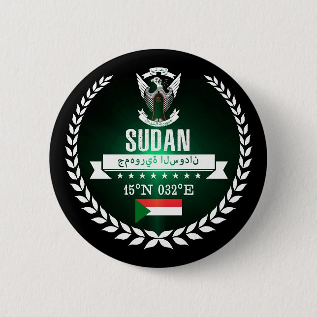 Sudan Pinback Button (Front)
