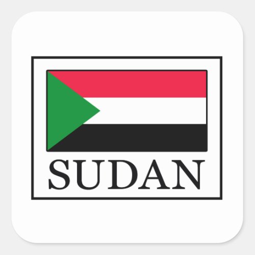 Sudan Square Sticker