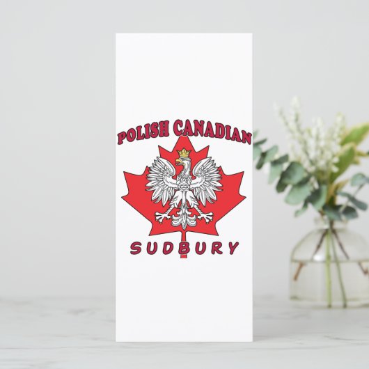 Sudbury Polish Canadian Leaf (Standing Front)