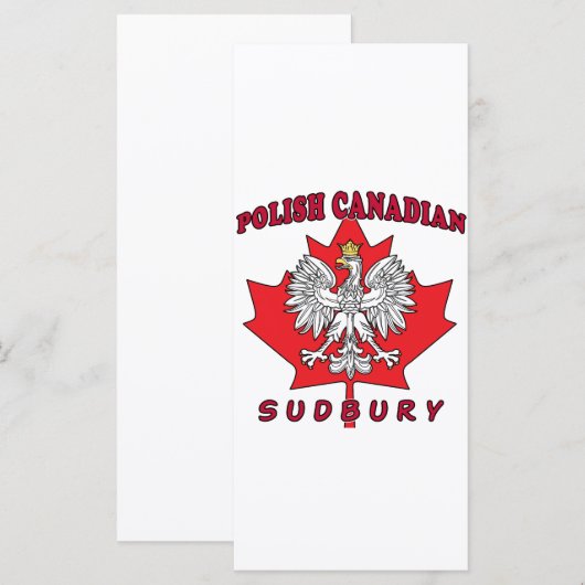 Sudbury Polish Canadian Leaf (Front/Back)