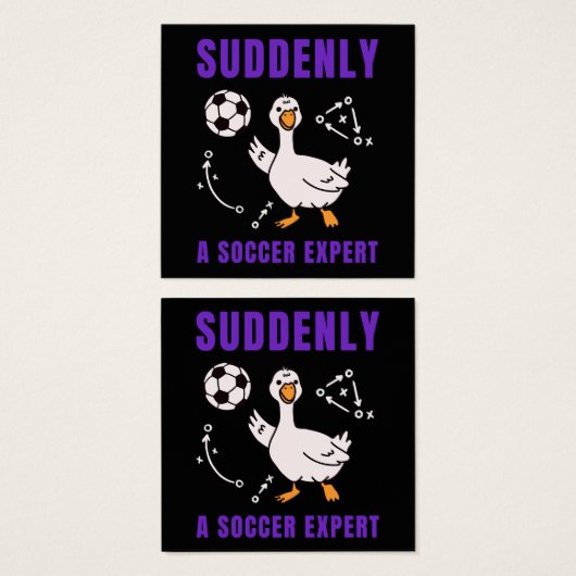 Suddenly a soccer expert (Front & Back)