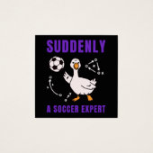 Suddenly a soccer expert (Front)