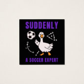 Suddenly a soccer expert (Back)