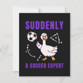 Suddenly a soccer expert (Back)