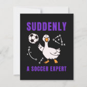Suddenly a soccer expert (Front)