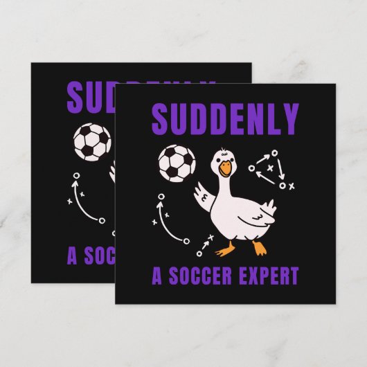 Suddenly a soccer expert (Front/Back)