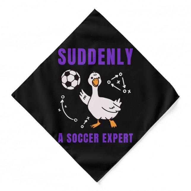 Suddenly a soccer expert bandana (Front)