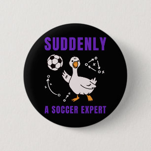 Suddenly a soccer expert button