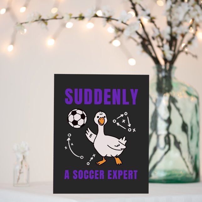 Suddenly a soccer expert foam board (In Situ (Wedding))