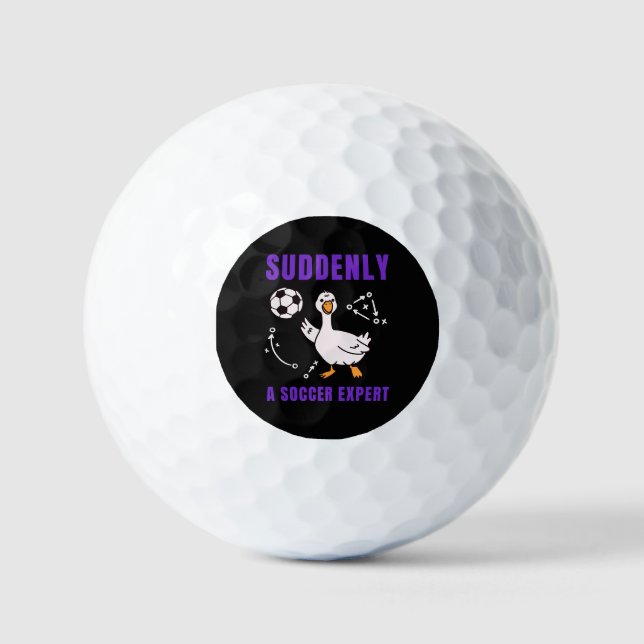 Suddenly a soccer expert golf balls (Front)