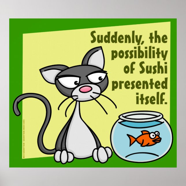Suddenly Sushi Poster (Front)