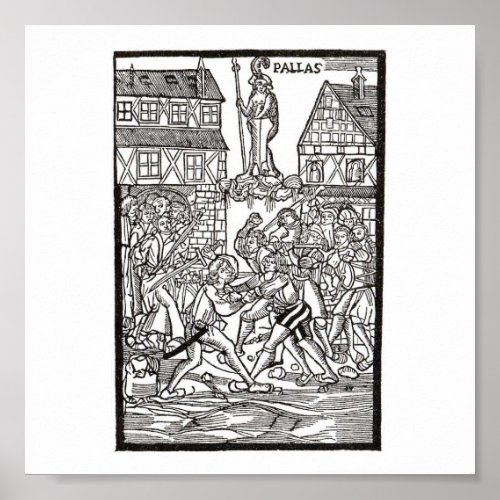 Sudeten riots in Erfurt 1520 Poster