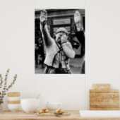 Sudetenland Woman Weeping from Nazi Invasion Poster (Kitchen)