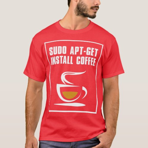 Sudo apt_get install coffee Essential  T_Shirt