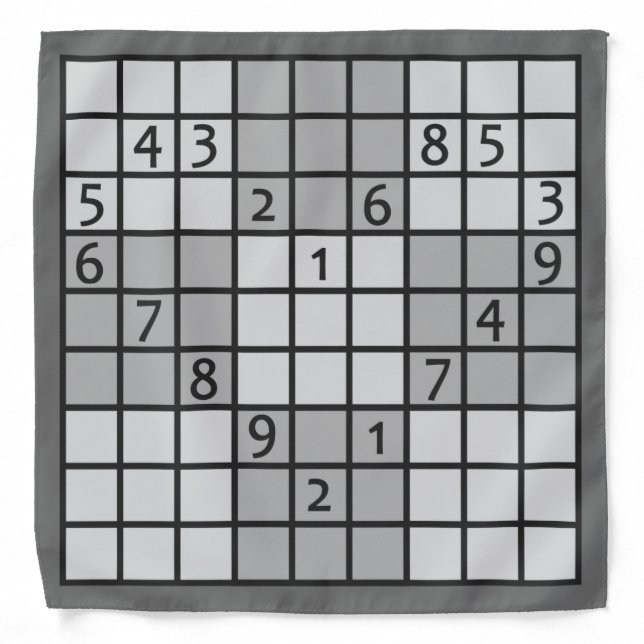 SUDOKU bandana (Front)