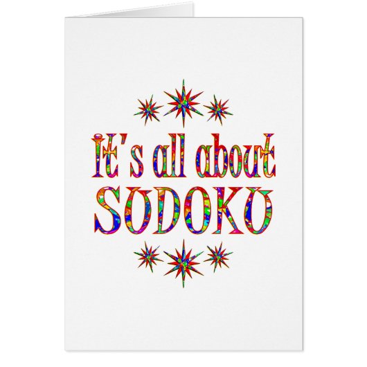 SUDOKU CARDS (Front)