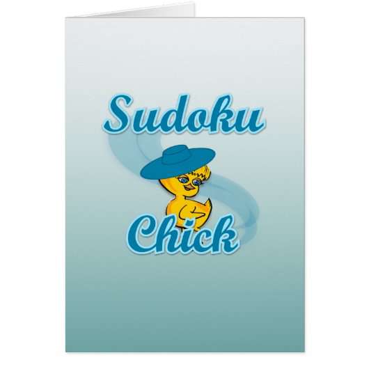 Sudoku Chick #3 Cards (Front)
