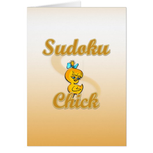 Sudoku Chick Cards (Front)