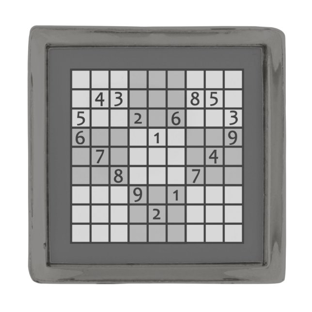 SUDOKU lapel pin (Front)