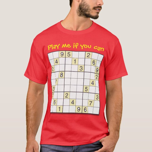 Sudoku Nut shirt (Front)