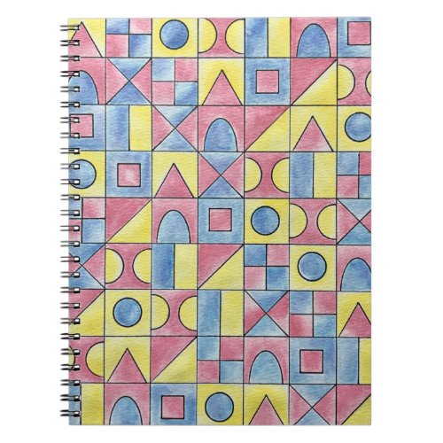Sudoku One_Modern Bauhaus Geometric Art Notebook