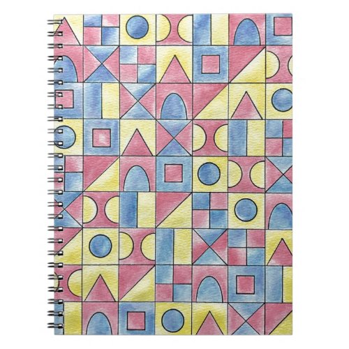Sudoku One_Modern Minimalist Bauhaus Geometric Art Notebook