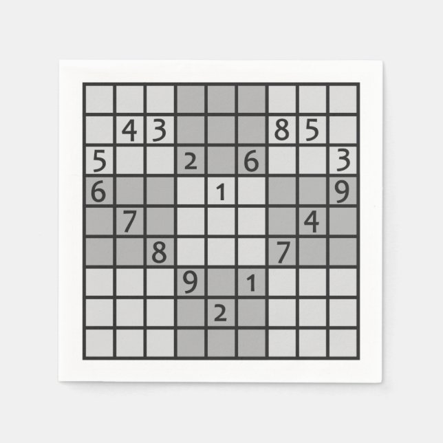 SUDOKU paper napkins (Front)