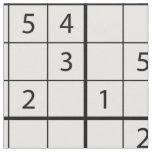 Sudoku pattern fabric