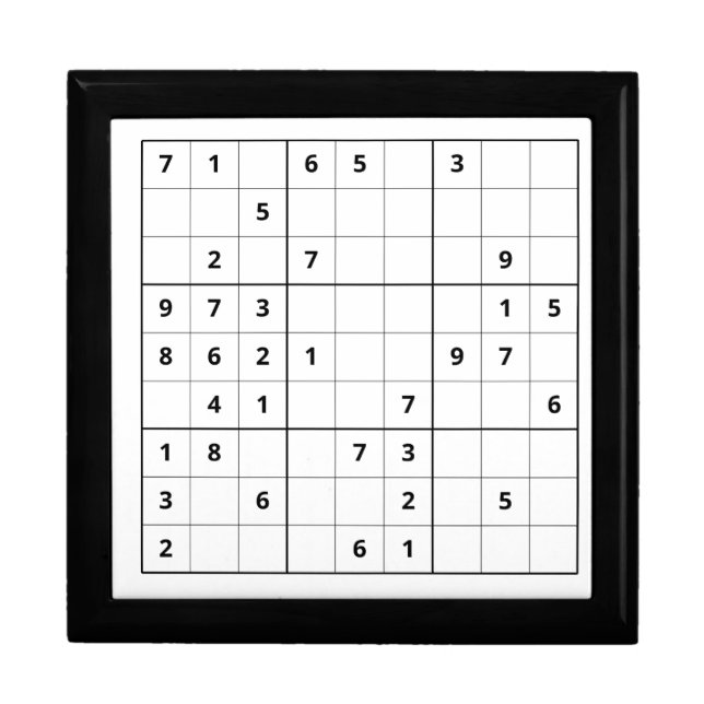Sudoku Puzzle Gift Box (Front)