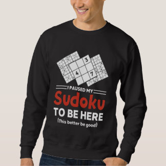 Sudoku Puzzle Sudoku  Sudoku solving Sodoku grid 8 Sweatshirt