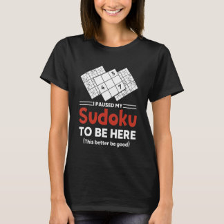 Sudoku Puzzle Sudoku  Sudoku solving Sodoku grid 8 T-Shirt