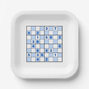  Sudoku Puzzles  Paper Plates