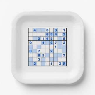  Sudoku Puzzles  Paper Plates
