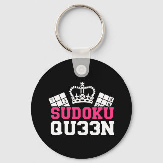 Sudoku queen keychain