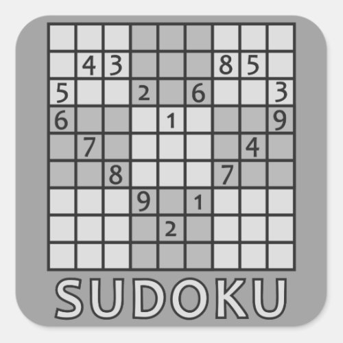 SUDOKU stickers